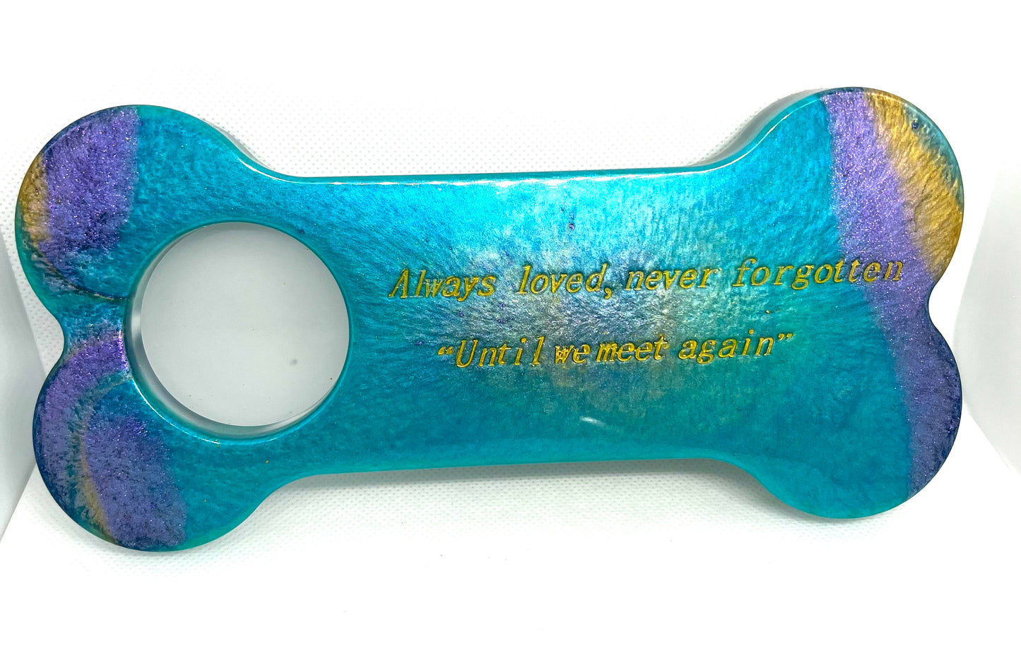 Epoxy Dog Bone Memorial