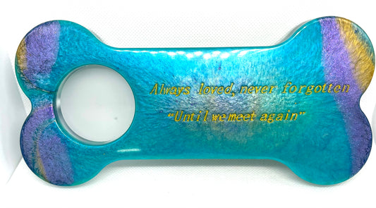 Epoxy Dog Bone Memorial