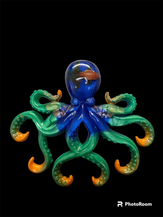 Large Octopus with Fish