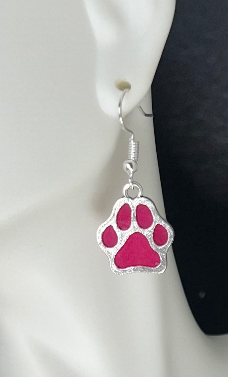 Earrings-paw print