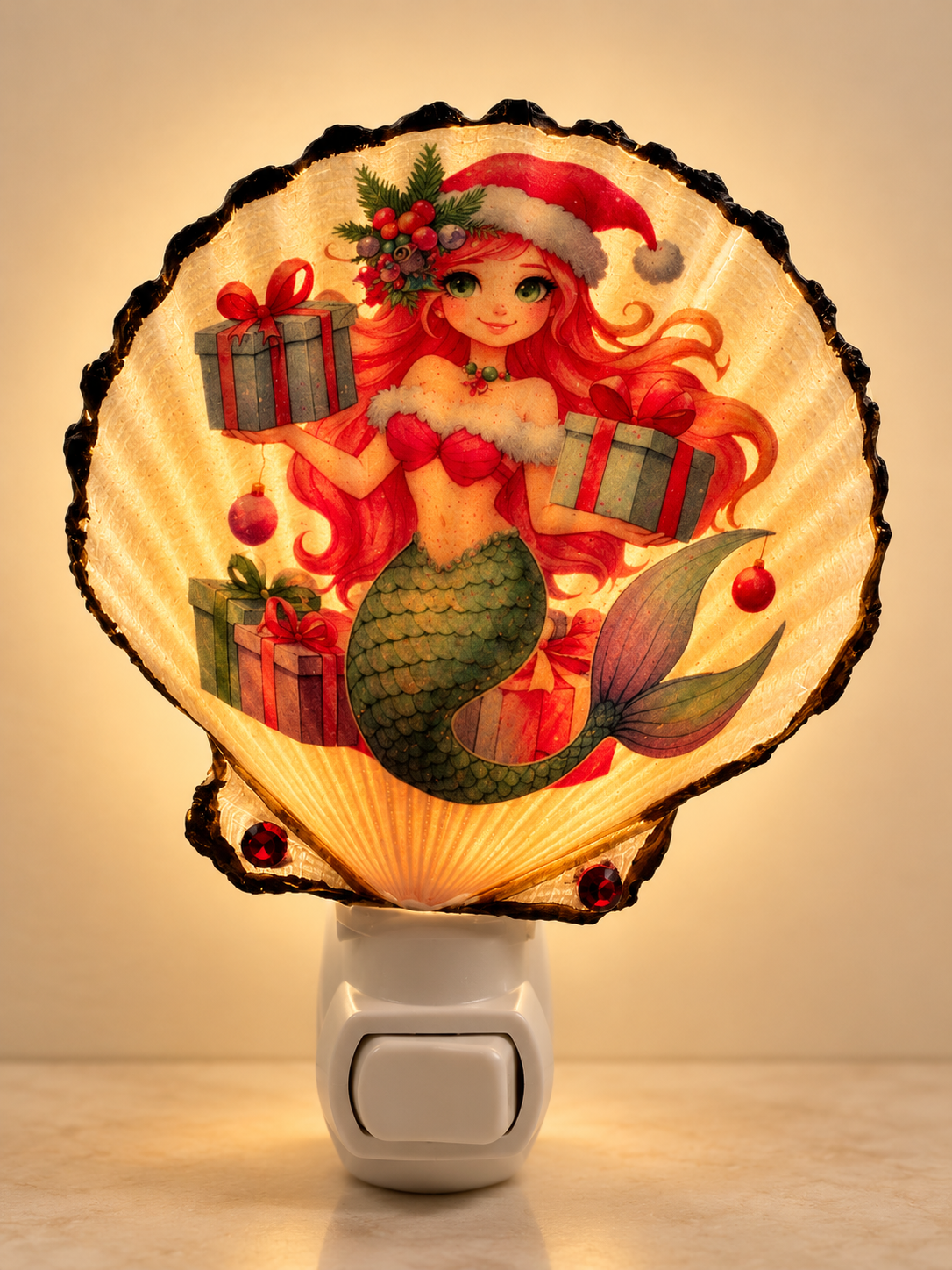 Mermaid Sea Shell Nightlight