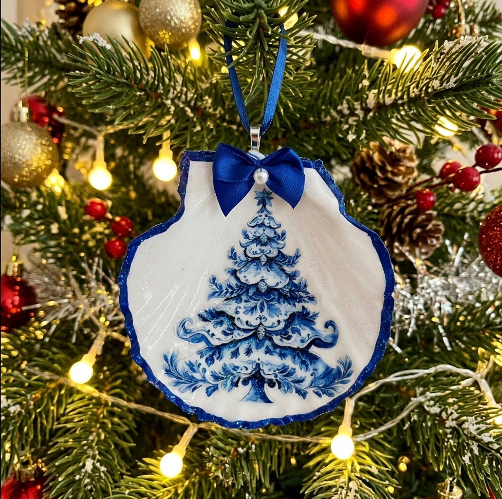 Sea Shell Christmas Tree ornament