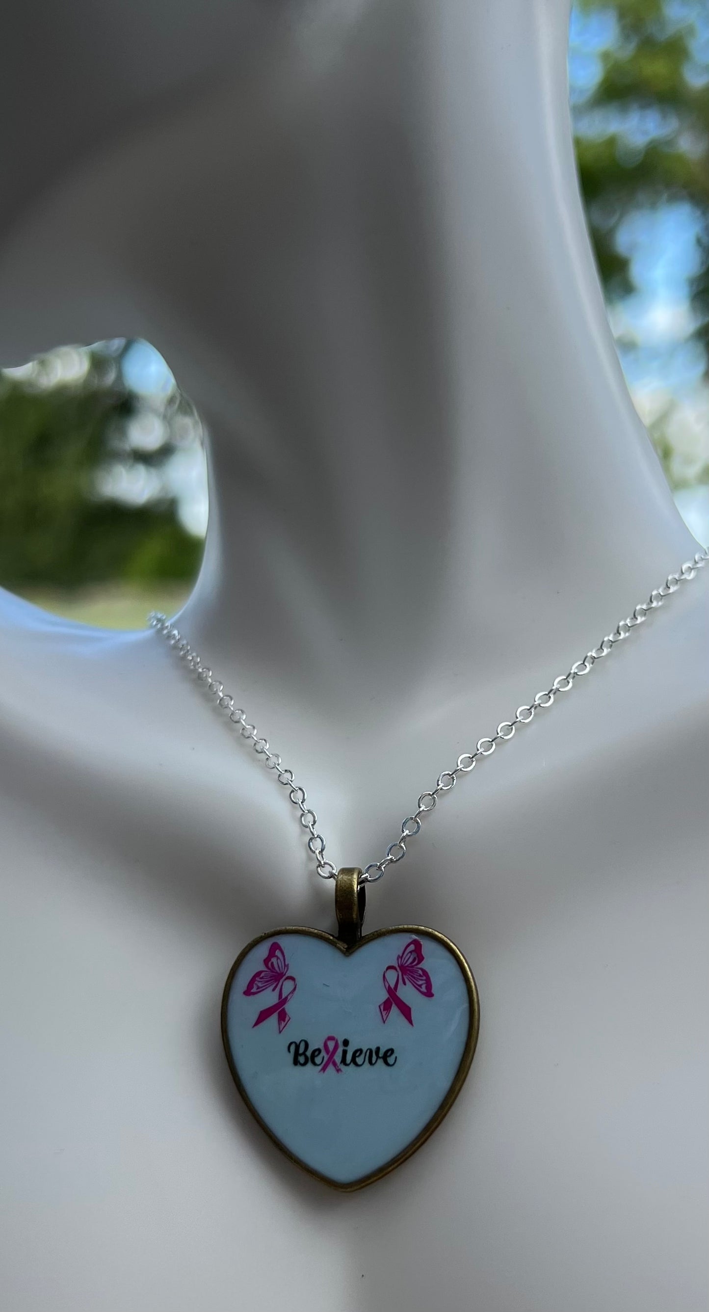 Necklace-Breast Cancer Awareness