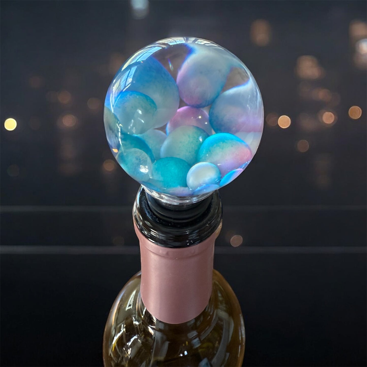 Round Bubble Bottle Stopper