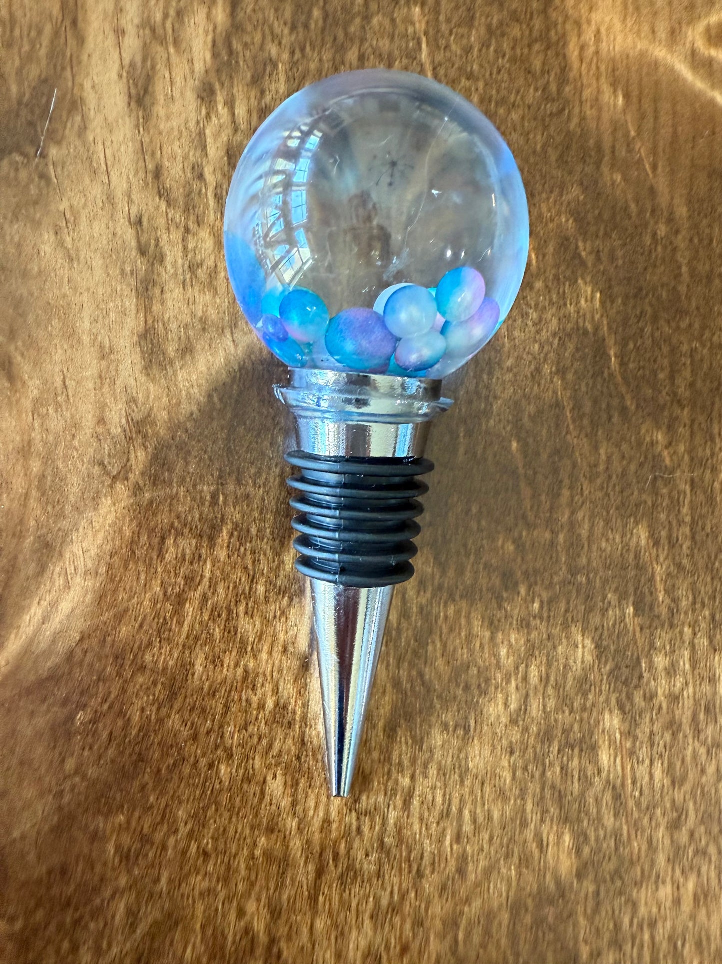 Round Bubble Bottle Stopper