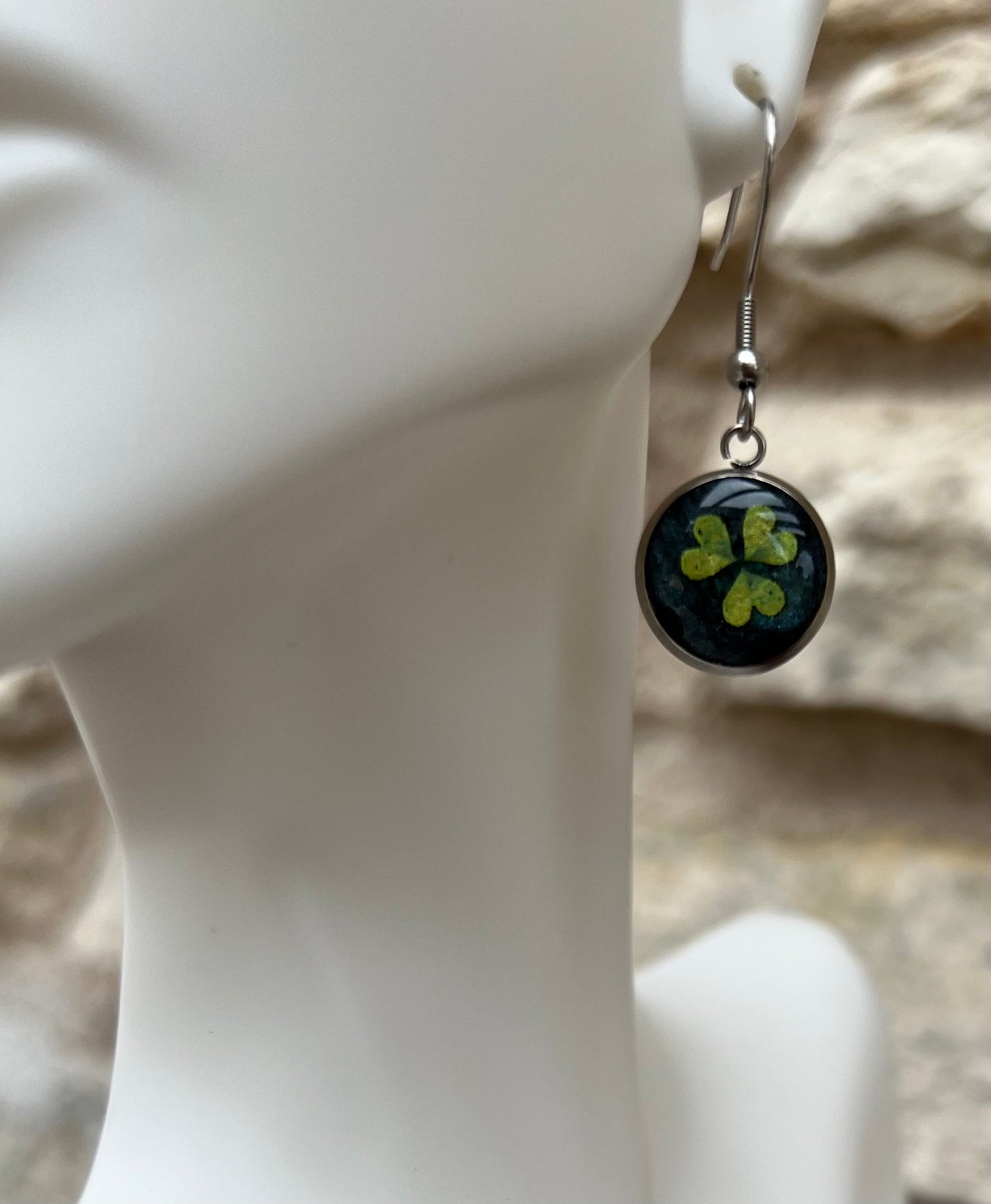 Three Leaf Clover Earrings