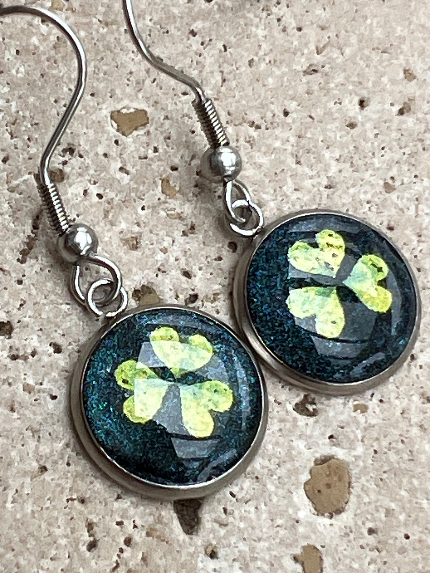 Three Leaf Clover Earrings