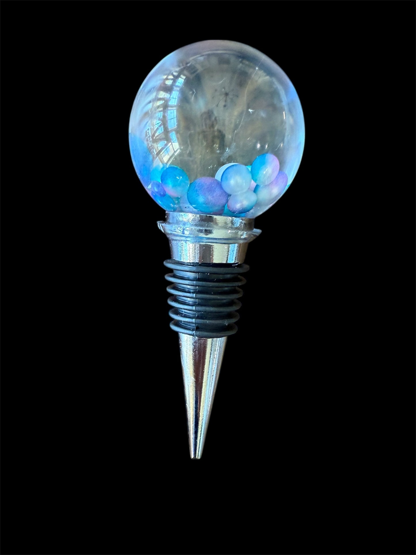 Round Bubble Bottle Stopper