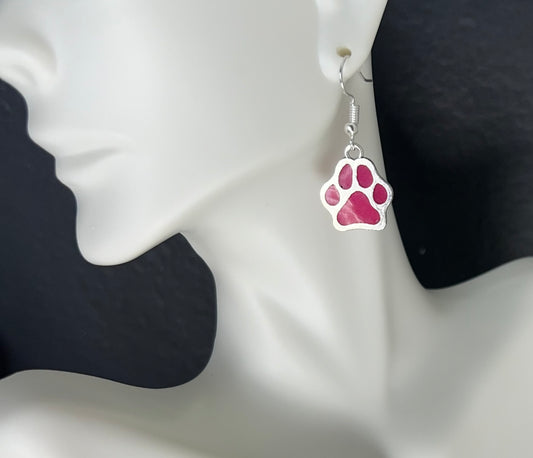 Earrings-paw print