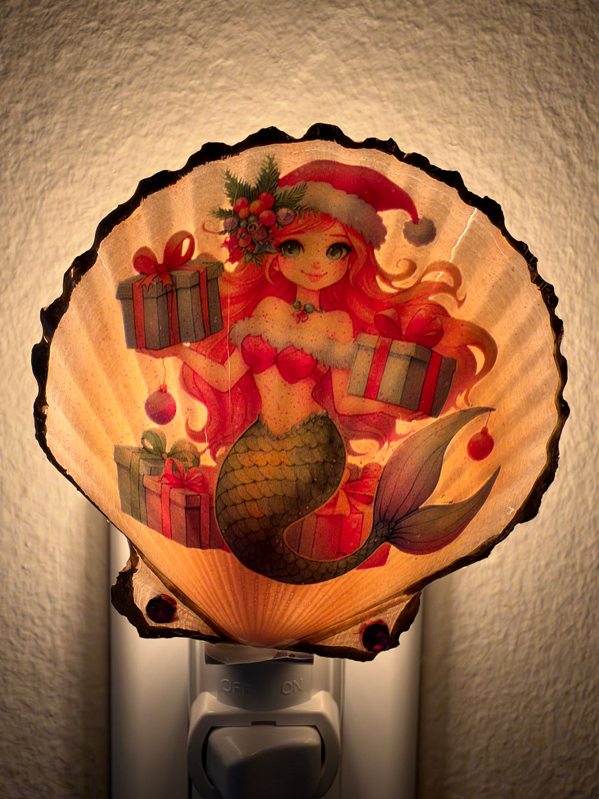Mermaid Sea Shell Nightlight