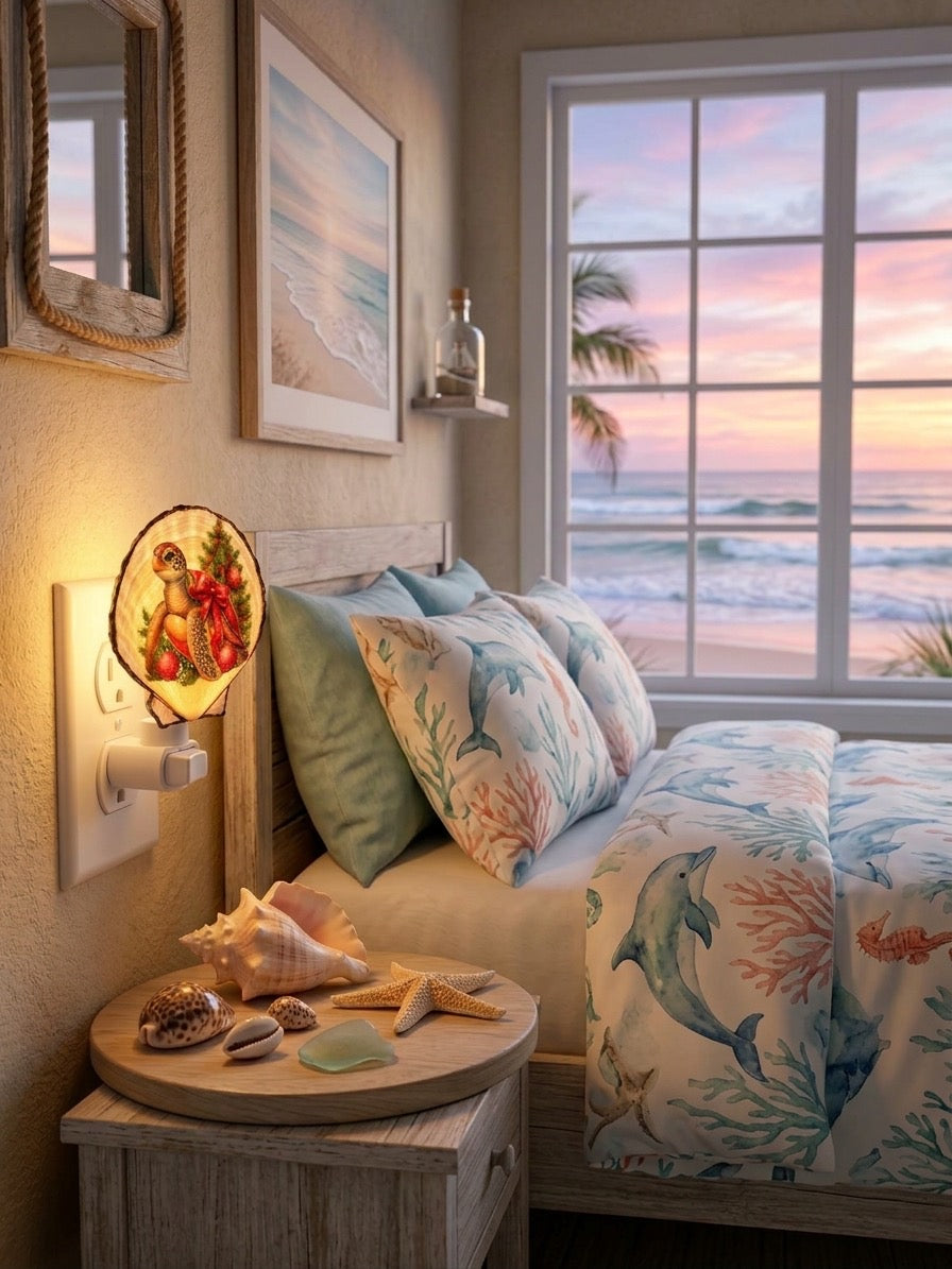 Turtle Sea Shell Nightlight
