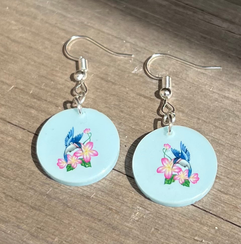 Earrings-Hummingbird