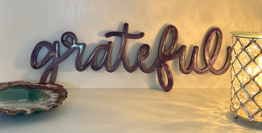 Grateful Sign home decor