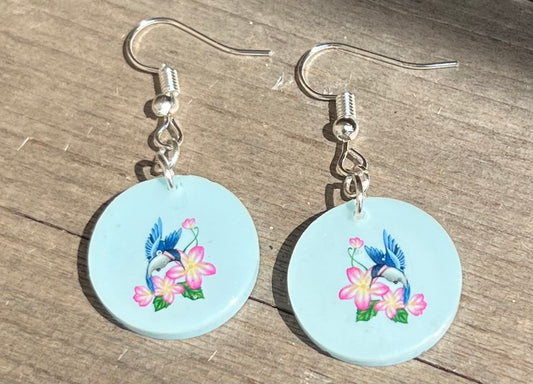 Earrings-Hummingbird