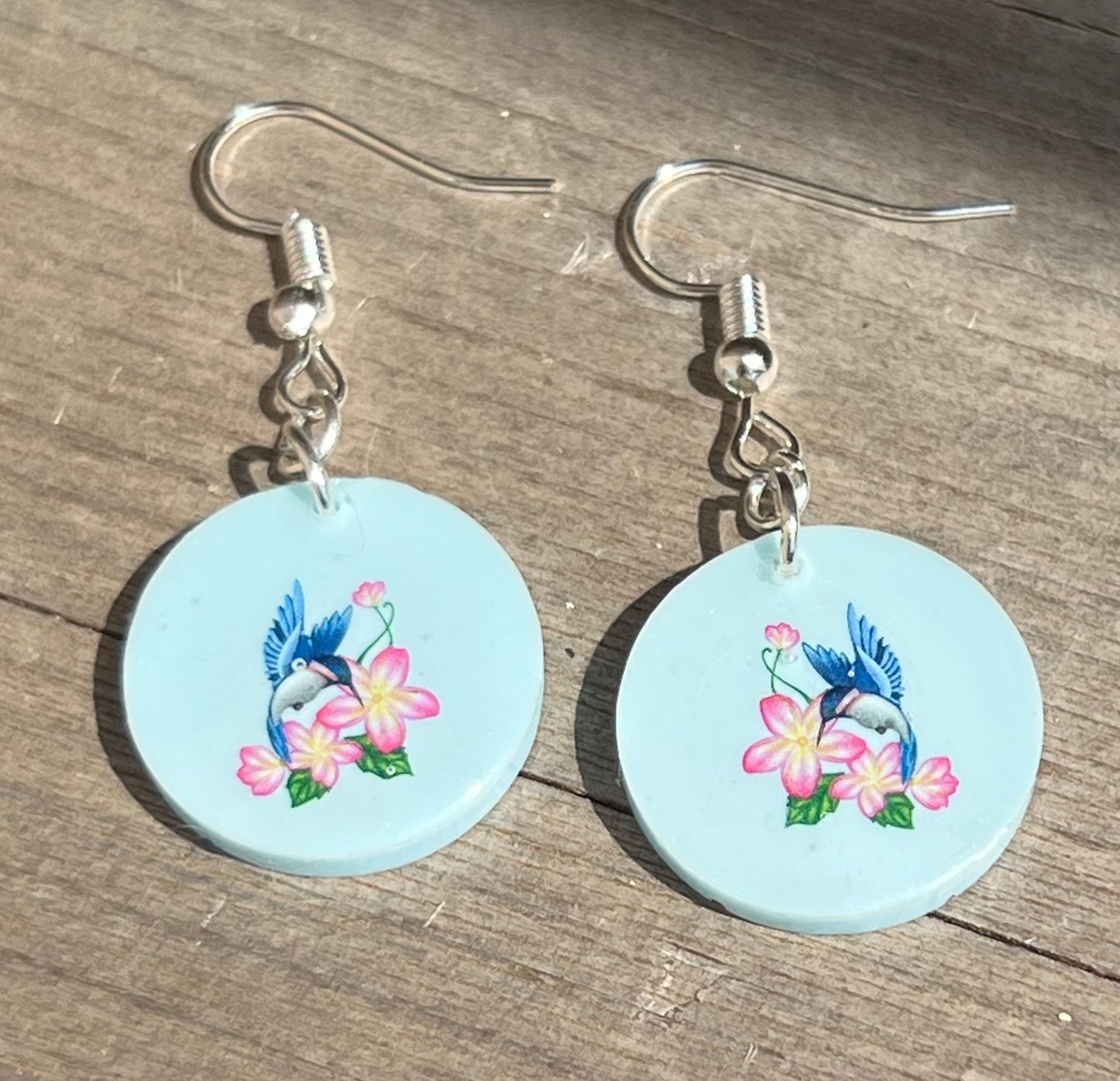 Earrings-Hummingbird